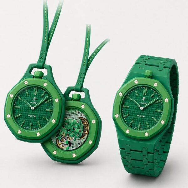Royal Pop GREEN EIGHT & Bracelet assorti — Édition Exclusive