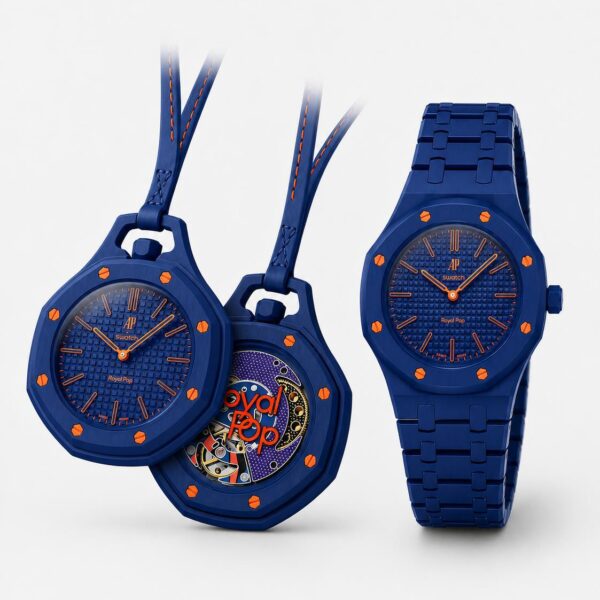 Royal Pop ORENJI HACHI & Bracelet assorti — Collection Limitée